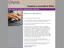 Tablet Screenshot of glyniskozmajournalist.co.uk